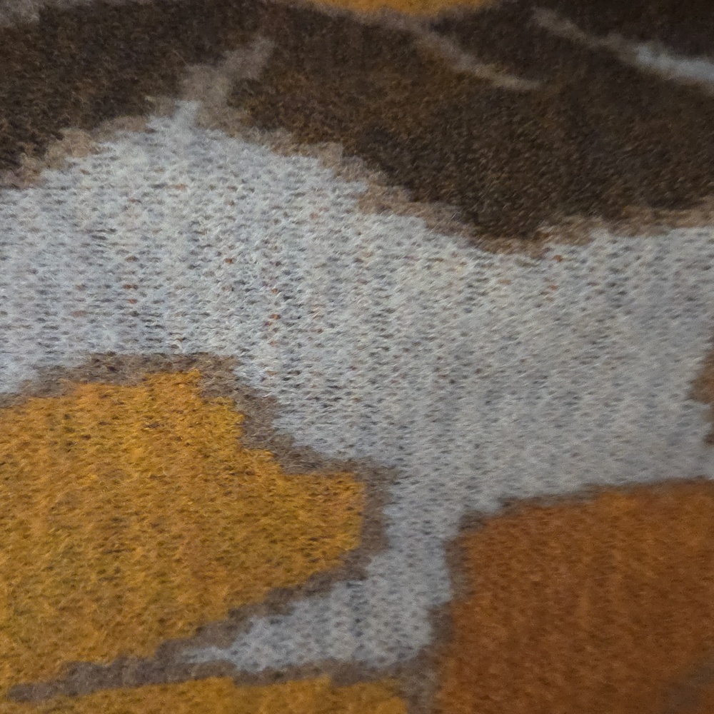 BiBi Floral Sweater - Orange, Brown, Cream - Picture 3 of 3